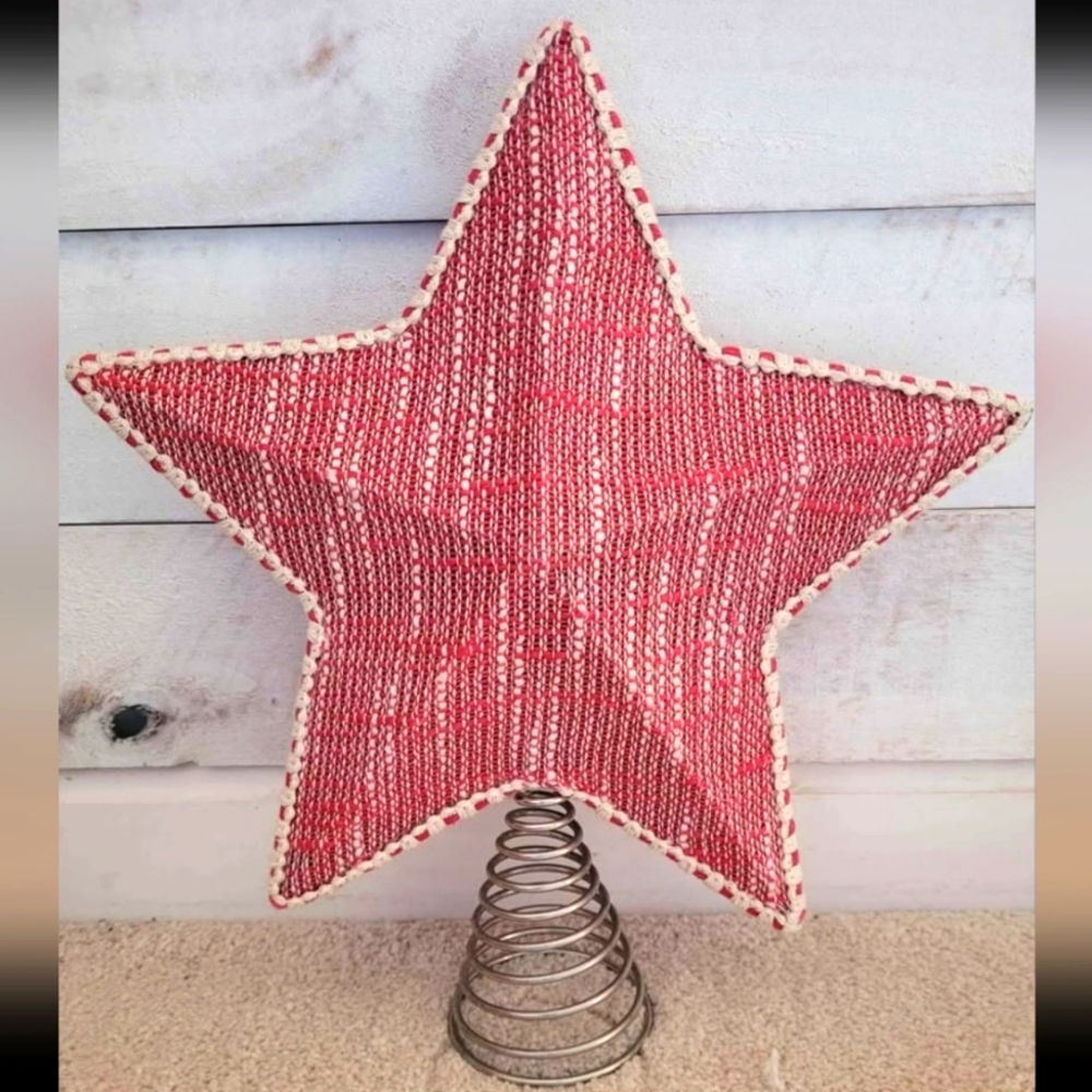 Red Star Tree Topper